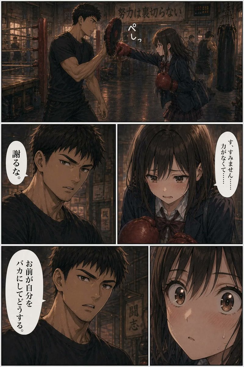 Ready-to-edit single manga page image prompt.