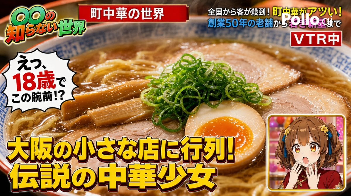 A prompt for recreating the complex multi-layered aesthetic of Japanese variety show television screens, including specific overlay types like telops and wipes.