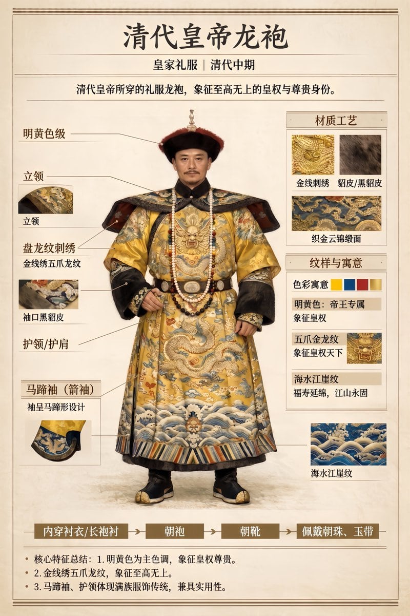 A comprehensive prompt for generating museum-style technical breakdown infographics for artifacts or historical clothing.