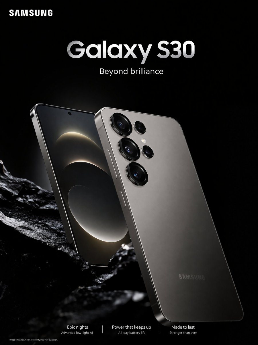 Ready-to-edit smartphone advertisement poster image prompt.