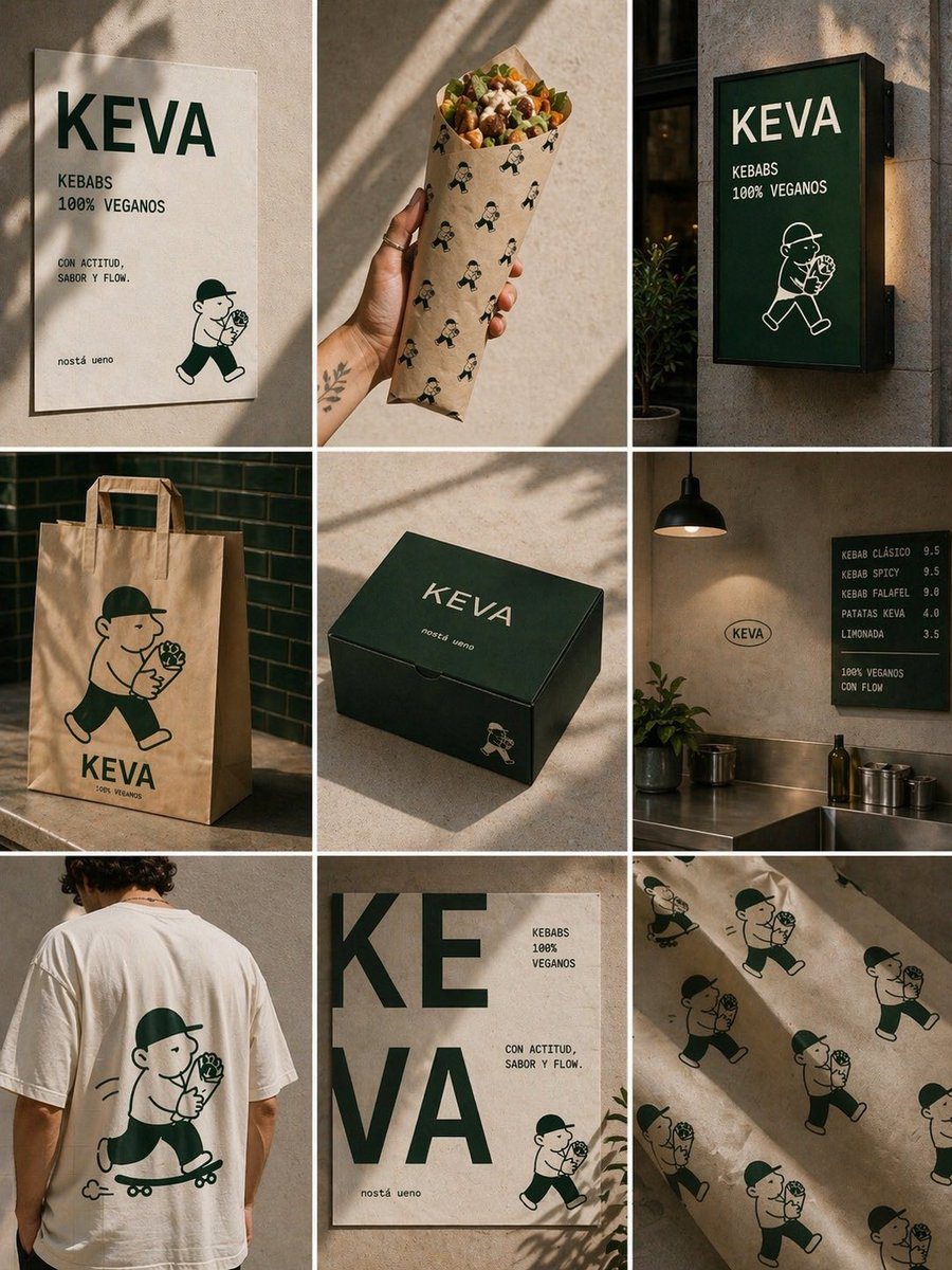 Ready-to-edit brand identity moodboard grid image prompt.