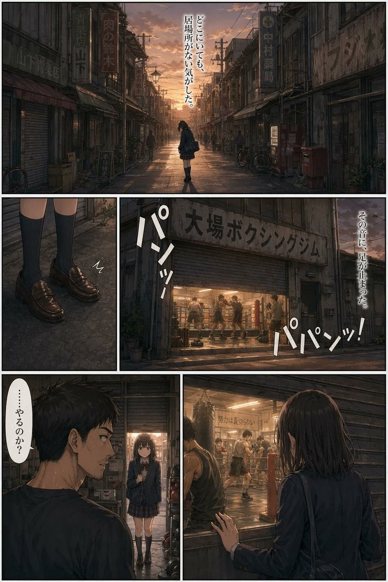 Ready-to-edit manga page image prompt.