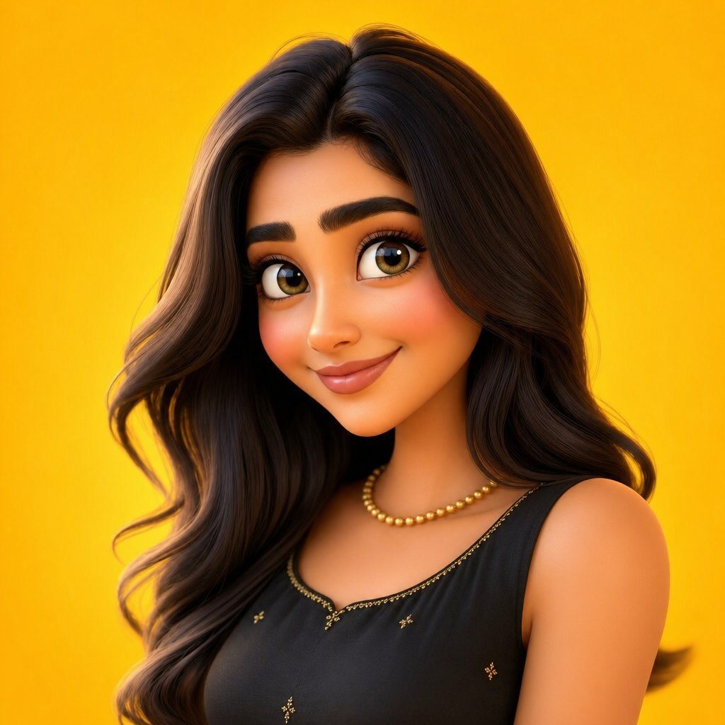 High-quality 3D CGI render of [character] in a charming cartoon style, portrait composition showing head and shoulders. Highly stylized caricature with exaggerated, expressive features th...