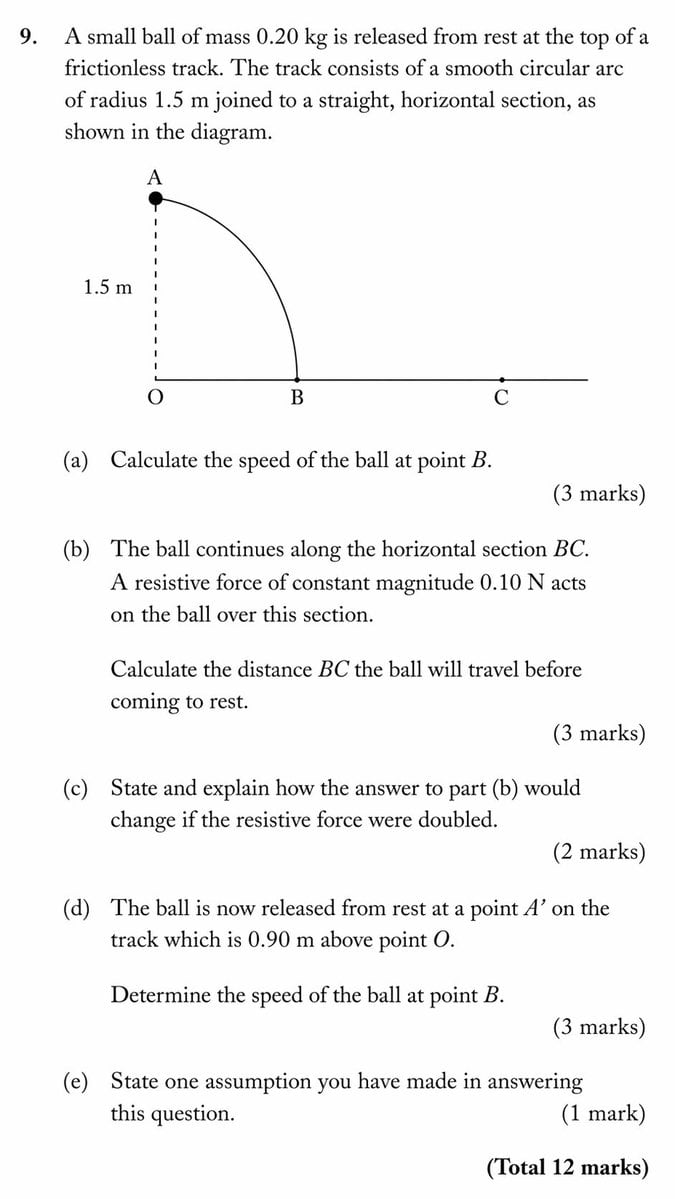 generate a image of physical high school exam question multiple question 9:16. generate 4 images and each image is an answer of provided question