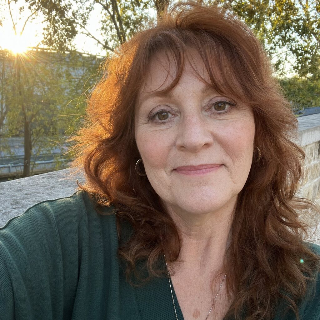 This prompt generates a realistic, candid outdoor golden-hour selfie with natural phone-camera lighting and an authentic social-media feel.
