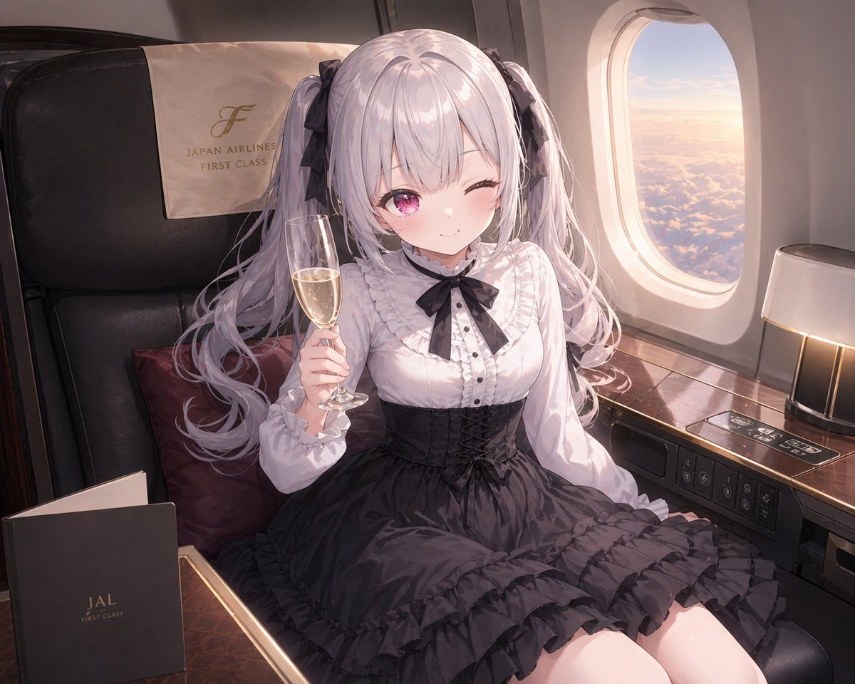 一个用于生成日本航空 A350-1000 客机头等舱内部设计的特定提示词。