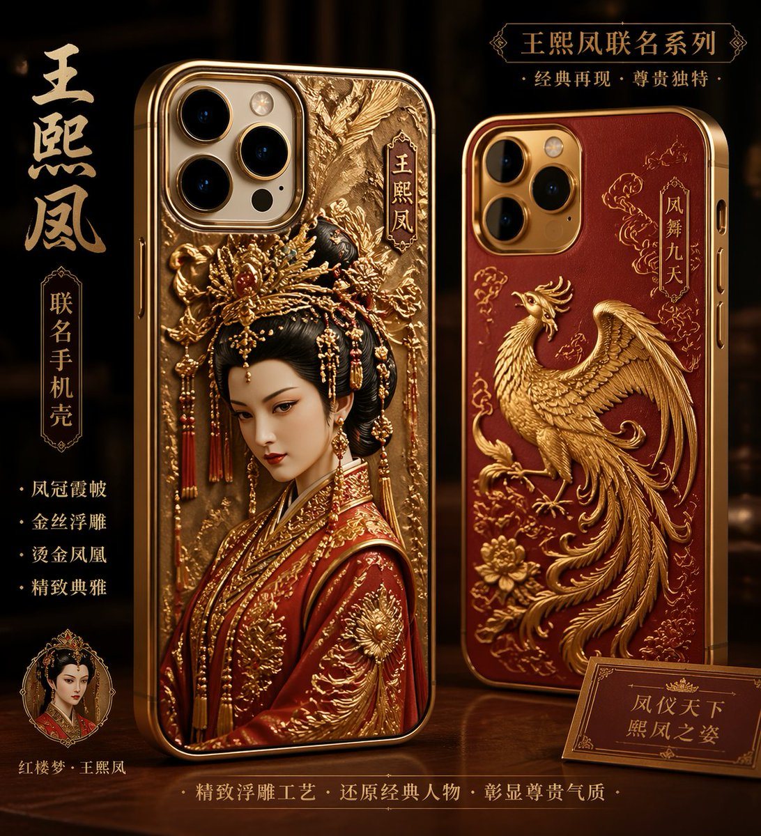 一个以《红楼梦》为灵感，设计融合中国古典元素的定制手机壳的提示词。