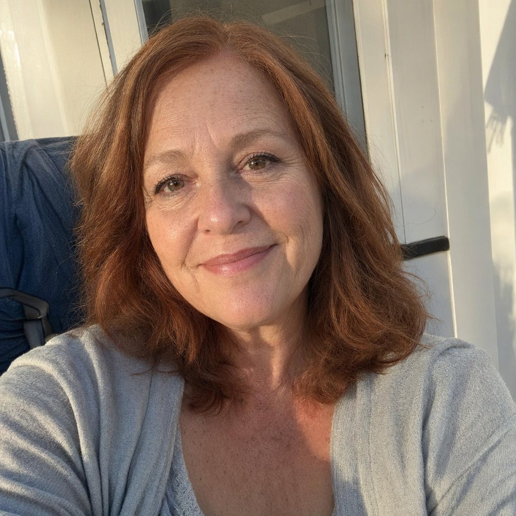 A natural-looking casual selfie prompt for generating an authentic organic smartphone portrait with warm sunlight and everyday realism.