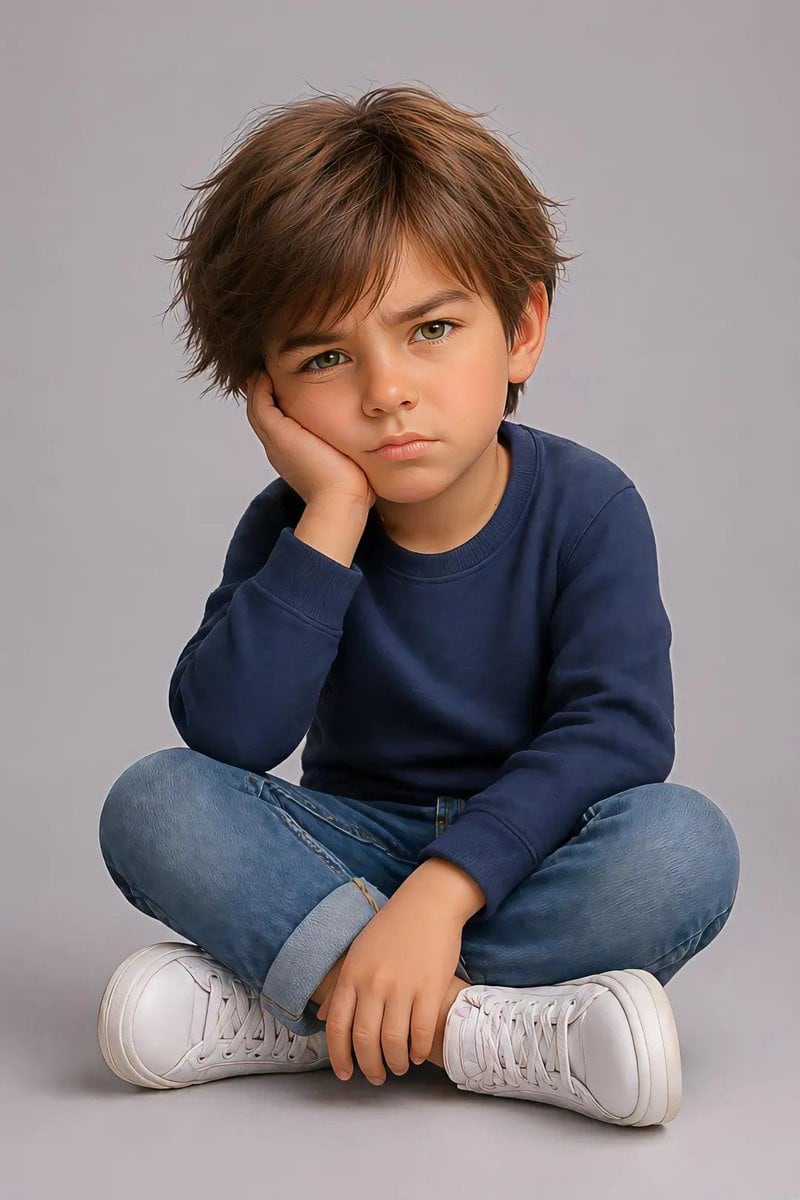 A highly technical prompt for transforming a reference photo of a child into a 3D Pixar-style portrait while maintaining exact facial identity and pose.