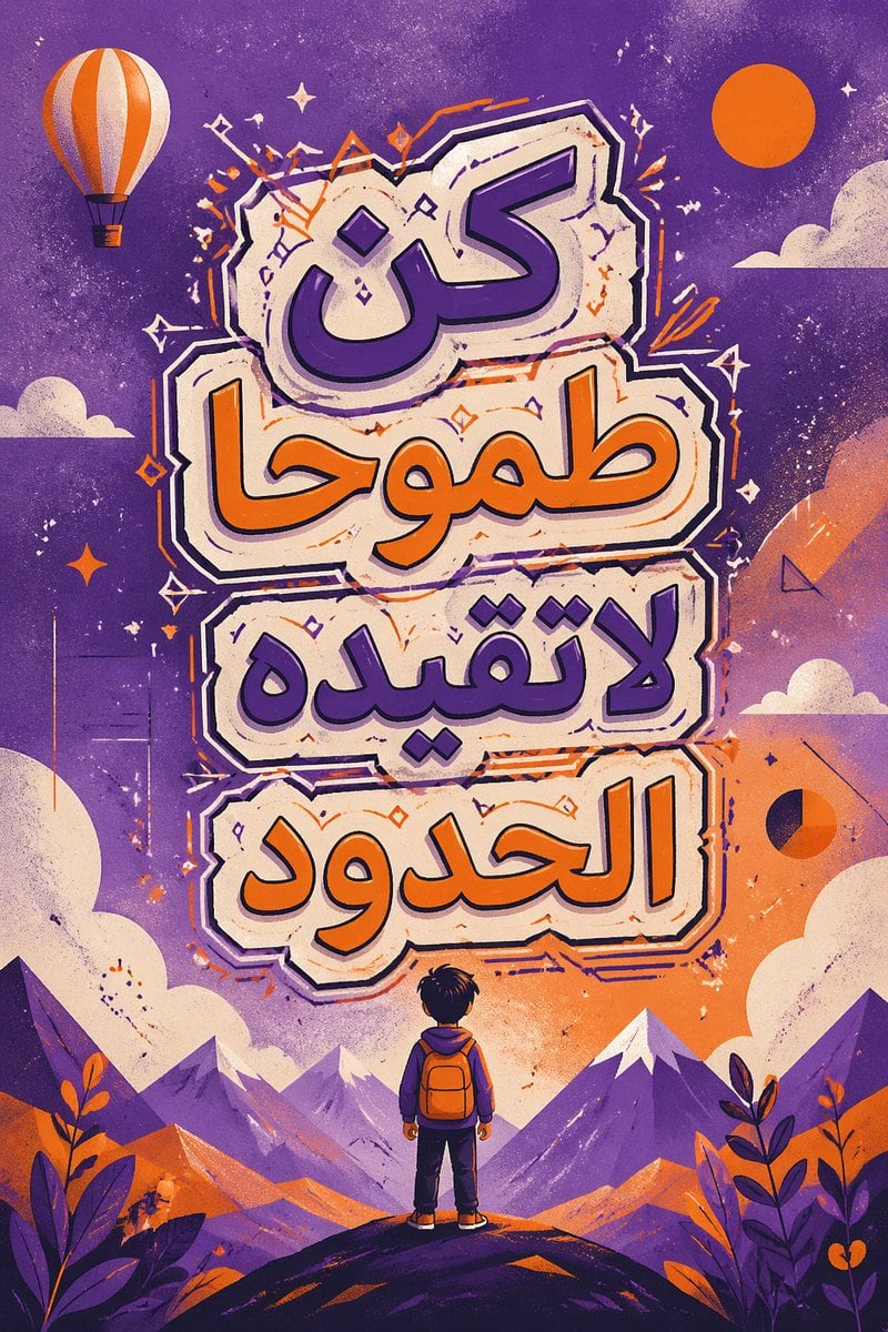 مخطوطة بالخط الحر بتكوين طولي كل كلمة في سطر باتزان متكافئ وخلفها هايلايت مذهل، الكلمات تكون حولها ستروك مع حليات بشكل هندسي جميل، في الخلفية بنمط مينيمال جميل ثنائي الابعاد بطابع الليستر...