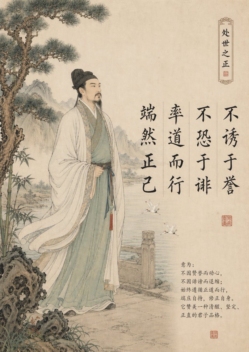 一个用于生成体现特定哲学意境的宋代风格工笔画的提示词。