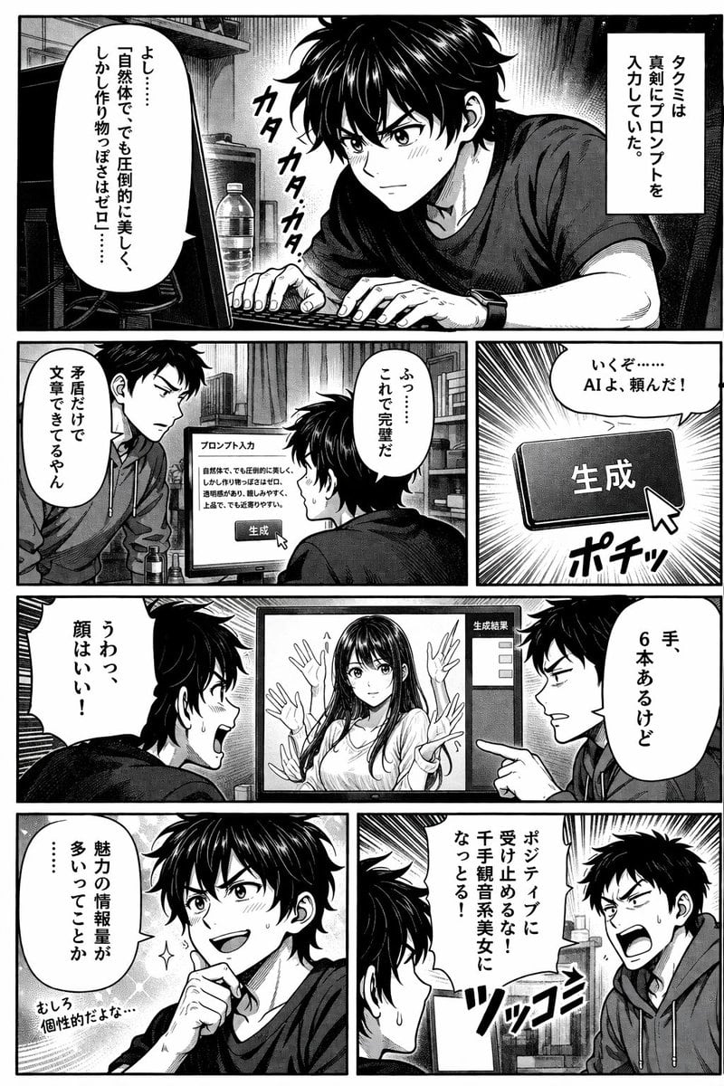 Ready-to-edit manga page image prompt.