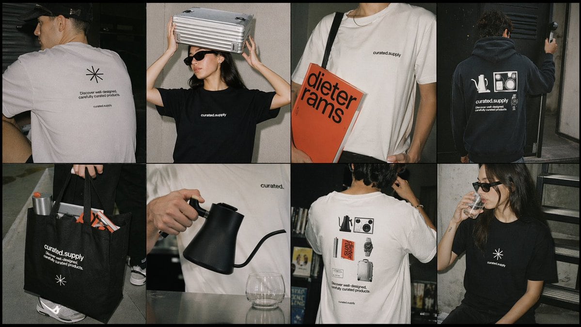 Ready-to-edit fashion merch campaign collage image prompt.