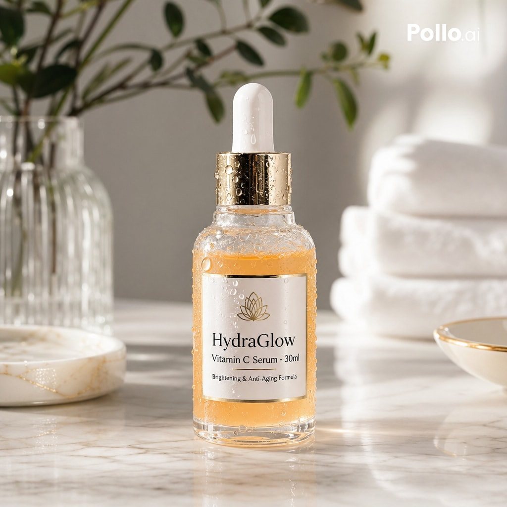 This prompt generates a premium photorealistic skincare product image for e-commerce, beauty ads, and luxury wellness branding.