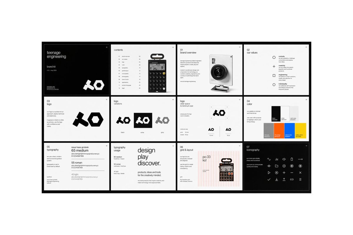 Create a polished multi-page (multiple images) brand kit for ___________