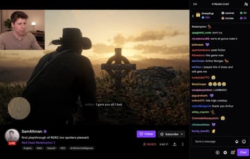 Ready-to-edit live stream interface mockup image prompt.