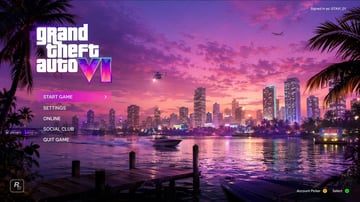 Ready-to-edit video game main menu UI mockup image prompt.