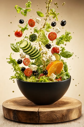 Food Menu Visual prompt for food photography, ready to edit and generate in Image2Studio.