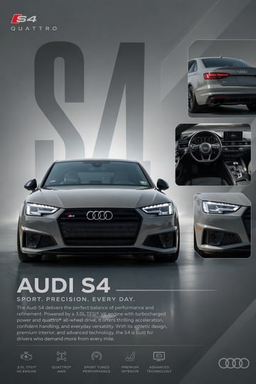 Ready-to-edit automotive promotional poster image prompt.