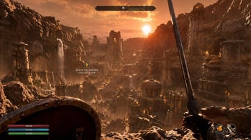 Ready-to-edit first-person RPG video game screenshot image prompt.