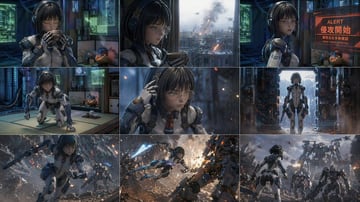 Ready-to-edit 3x3 grid storyboard image prompt.